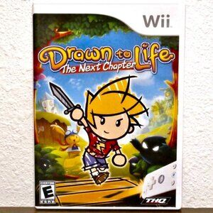 NINTENDO Wii DRAWN TO LIFE THE NEXT CHAPTER with Instruction Book.THQ, Your Hero
